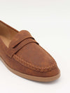 Pilou loafers i ruskind - brun
