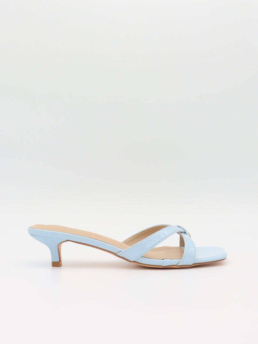 Joule sandaler med hæl - Lyseblå