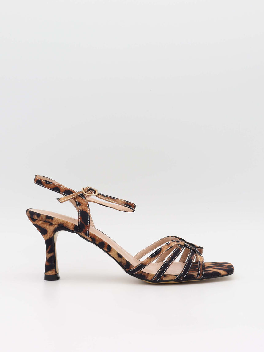 Leora sandaler - Leo print