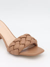 Yasmin mules med flet - Beige