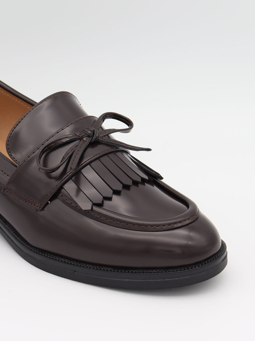 Samia loafers med detaljer - Brun