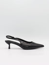 Robin slingback mules - Sort