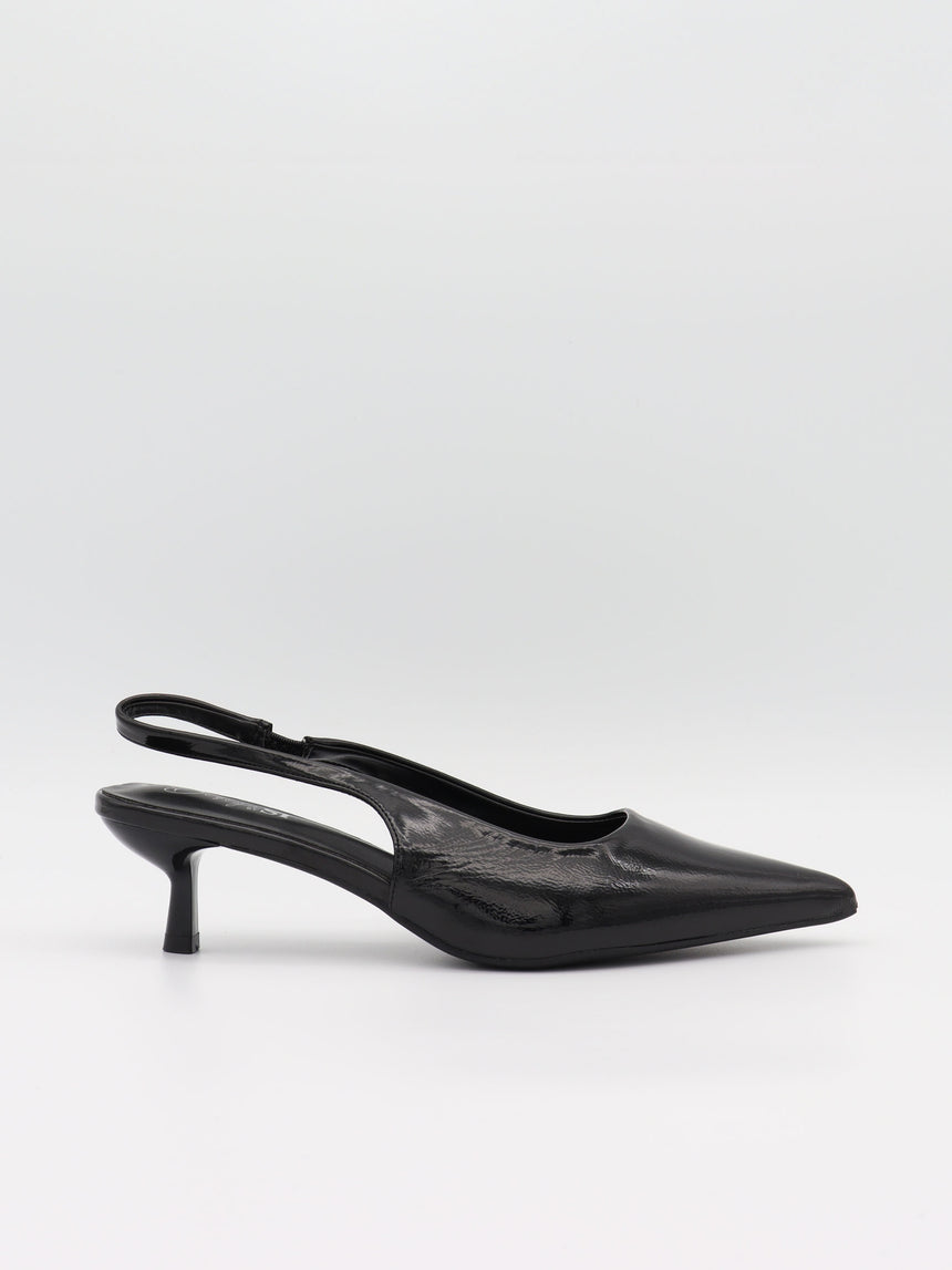 Robin slingback mules - Sort
