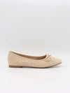 Fione ballerinaer i ruskind - Beige