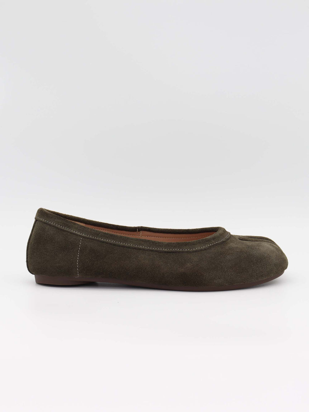 Tonia split toe ballerina - Kaki