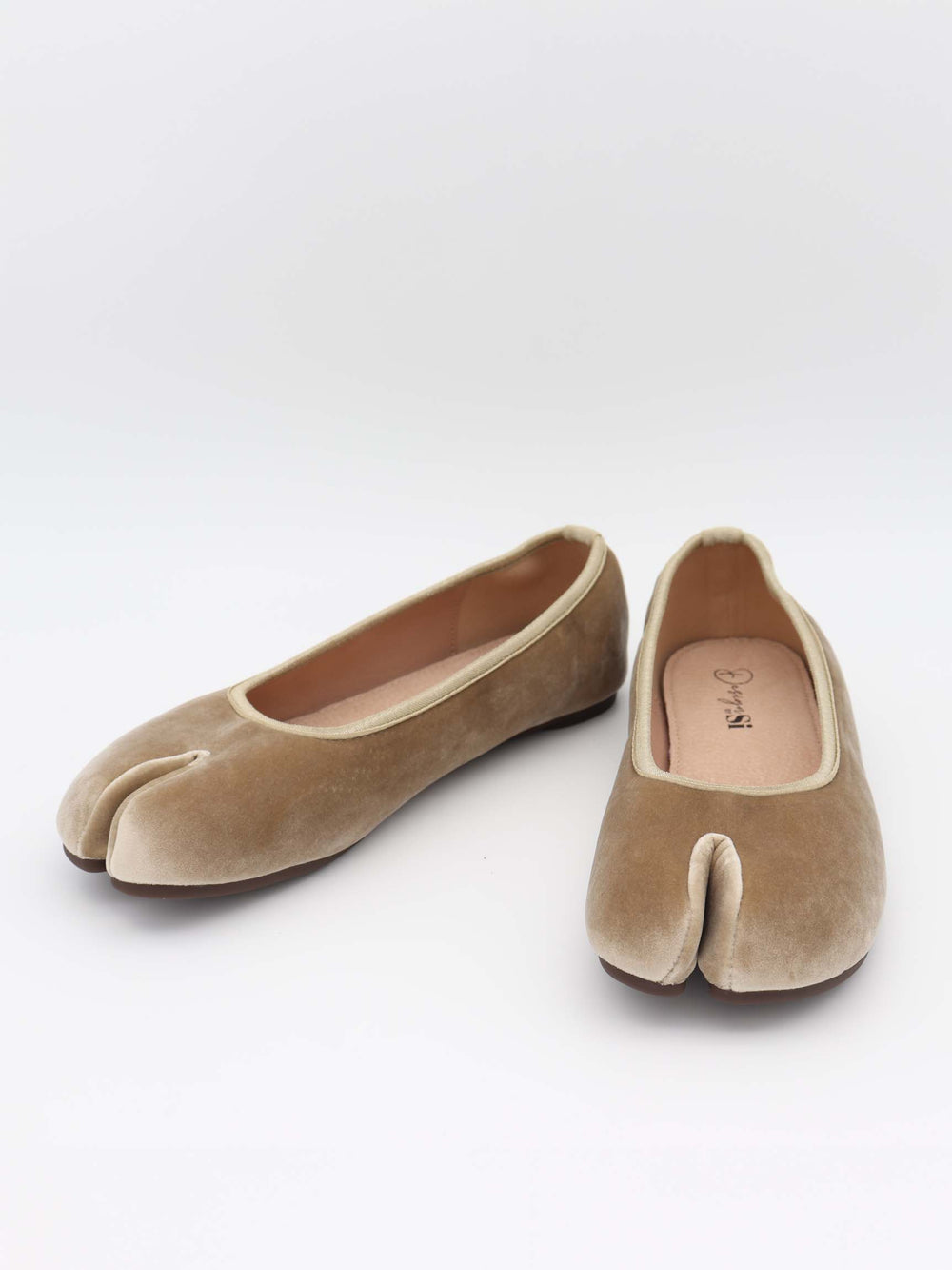 Ronia split toe ballerina - Beige