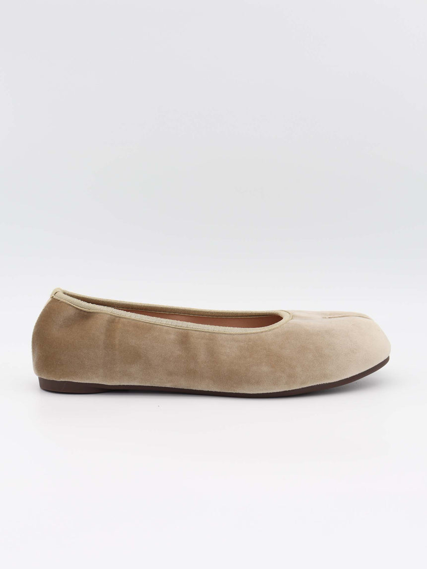 Ronia split toe ballerina - Beige