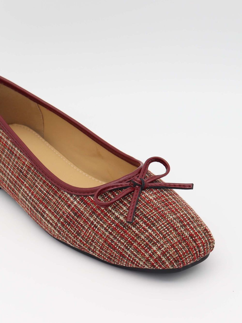 Manja ballerina i tern - Rød/hvid/grøn