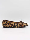 Leonia ballerina med leopard - Brun