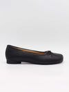 Auletta split toe ballerina med sløjfe - Sort