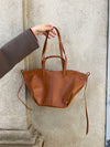 Santiago mini skuldertaske - Brun