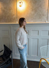 Elara mohair striktrøje - Beige