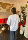 Zinnia oversized t-shirt - Hvid