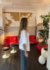 Zinnia oversized t-shirt - Hvid