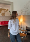 Zinnia oversized t-shirt - Hvid