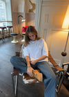 Zinnia oversized t-shirt - Hvid