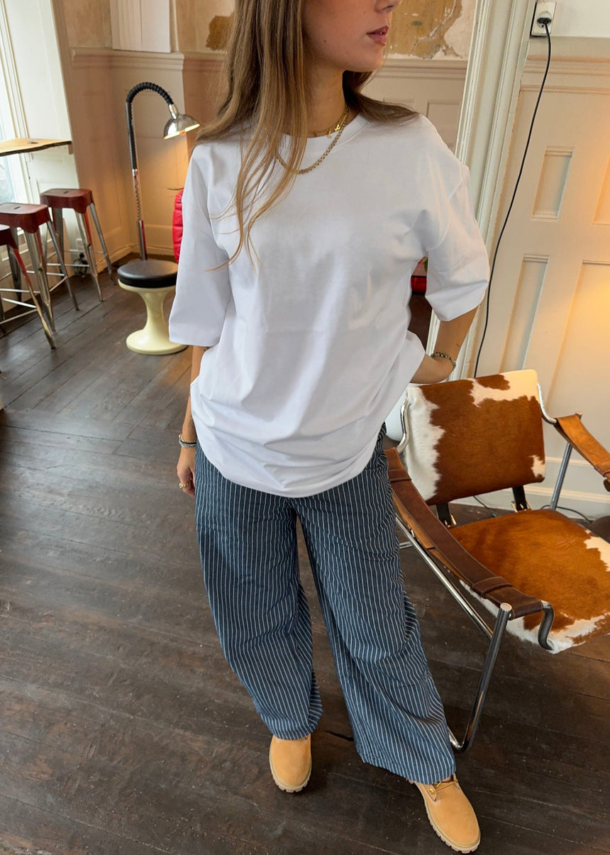 Zinnia oversized t-shirt - Hvid