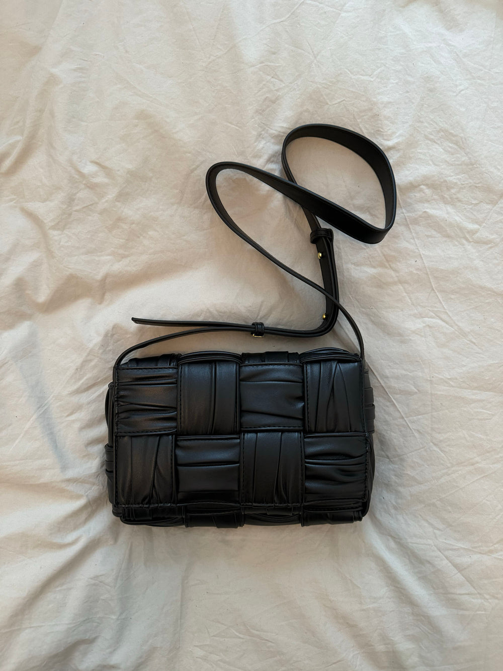 Medina taske i flet - Sort