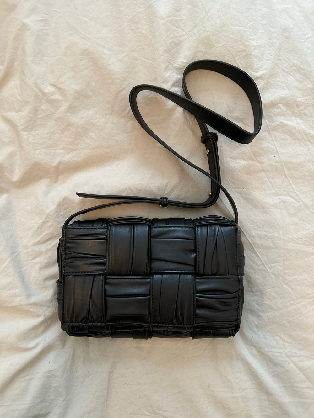 Medina taske i flet - Sort