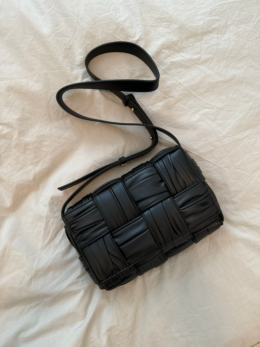 Medina taske i flet - Sort