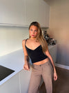 Dania tank top - Sort