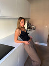 Dania tank top - Sort