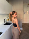 Dania tank top - Sort