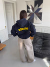 "Urban Civic" oversized hoodie - Navy