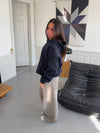 "Urban Civic" oversized hoodie - Navy