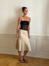 Zera tubetop i blonde - Sort