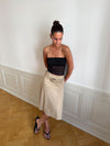 Zera tubetop i blonde - Sort