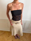 Zera tubetop i blonde - Sort