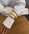 Chunky armbånd - Cream hvid