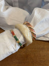 Chunky armbånd - Cream hvid