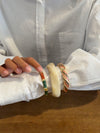 Chunky armbånd - Cream hvid