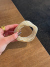 Chunky armbånd - Cream hvid