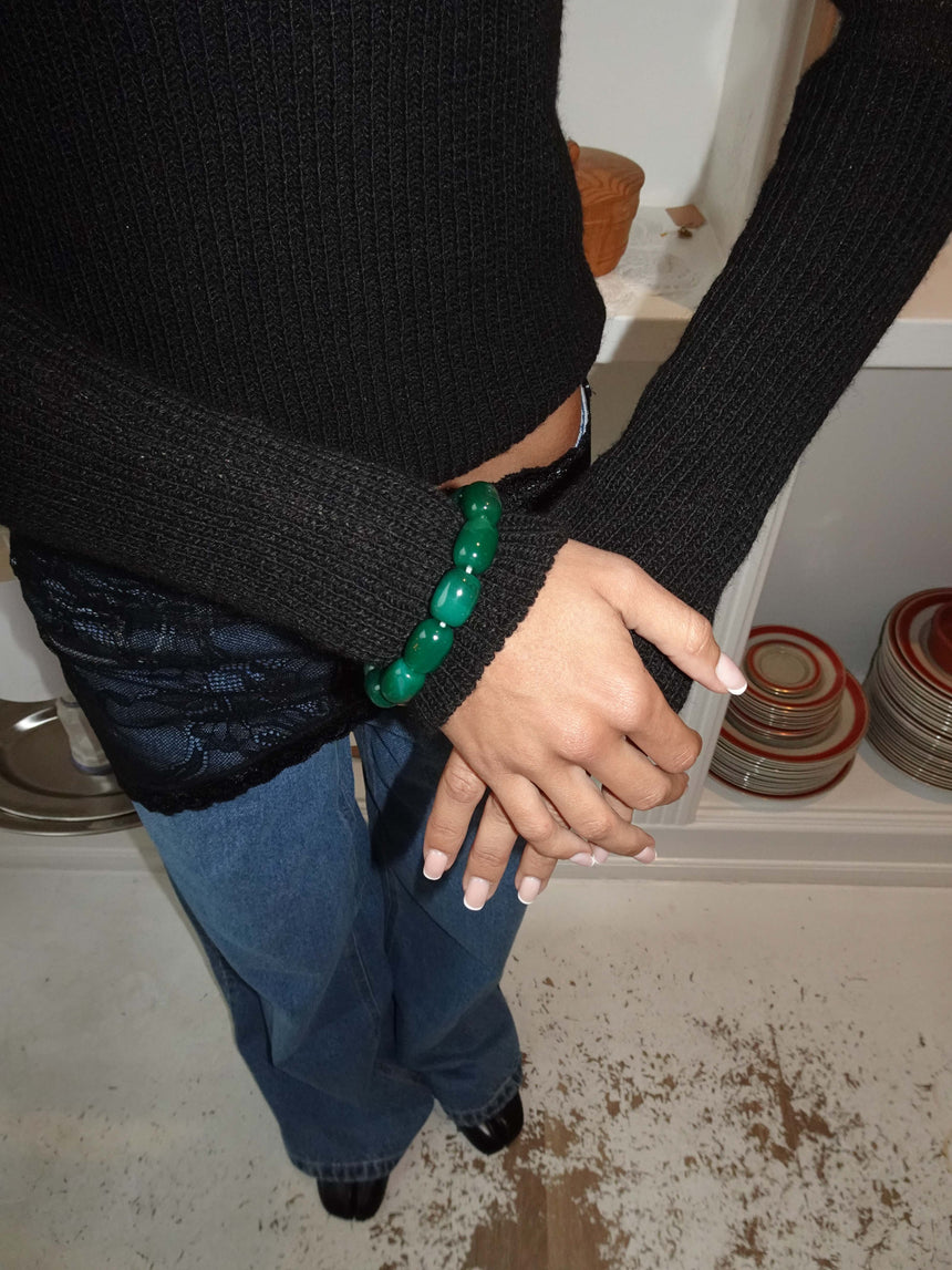 Perla armbånd - Grøn