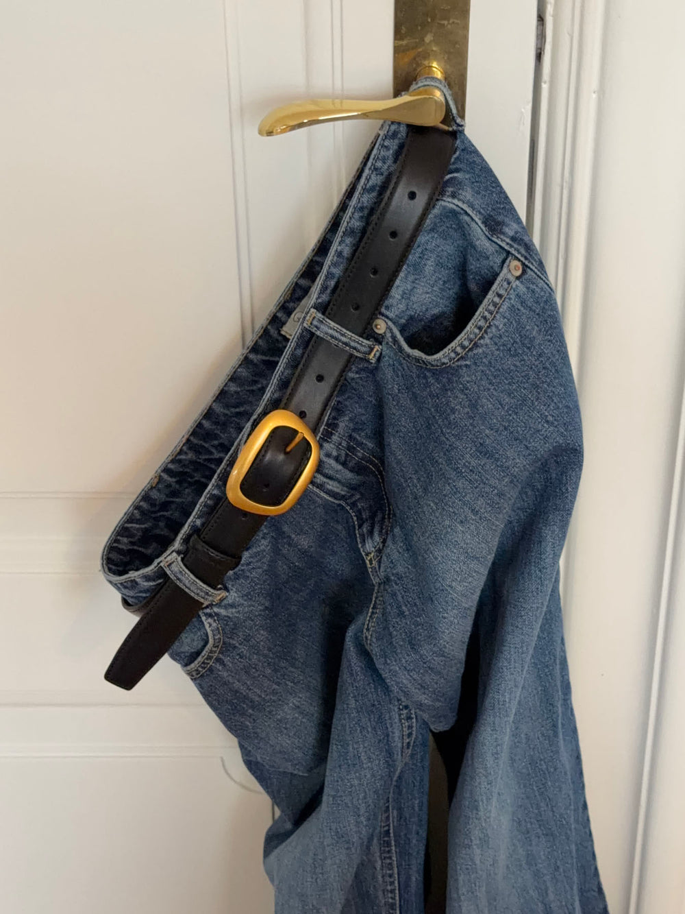 Heritage bælte - Sort/guld