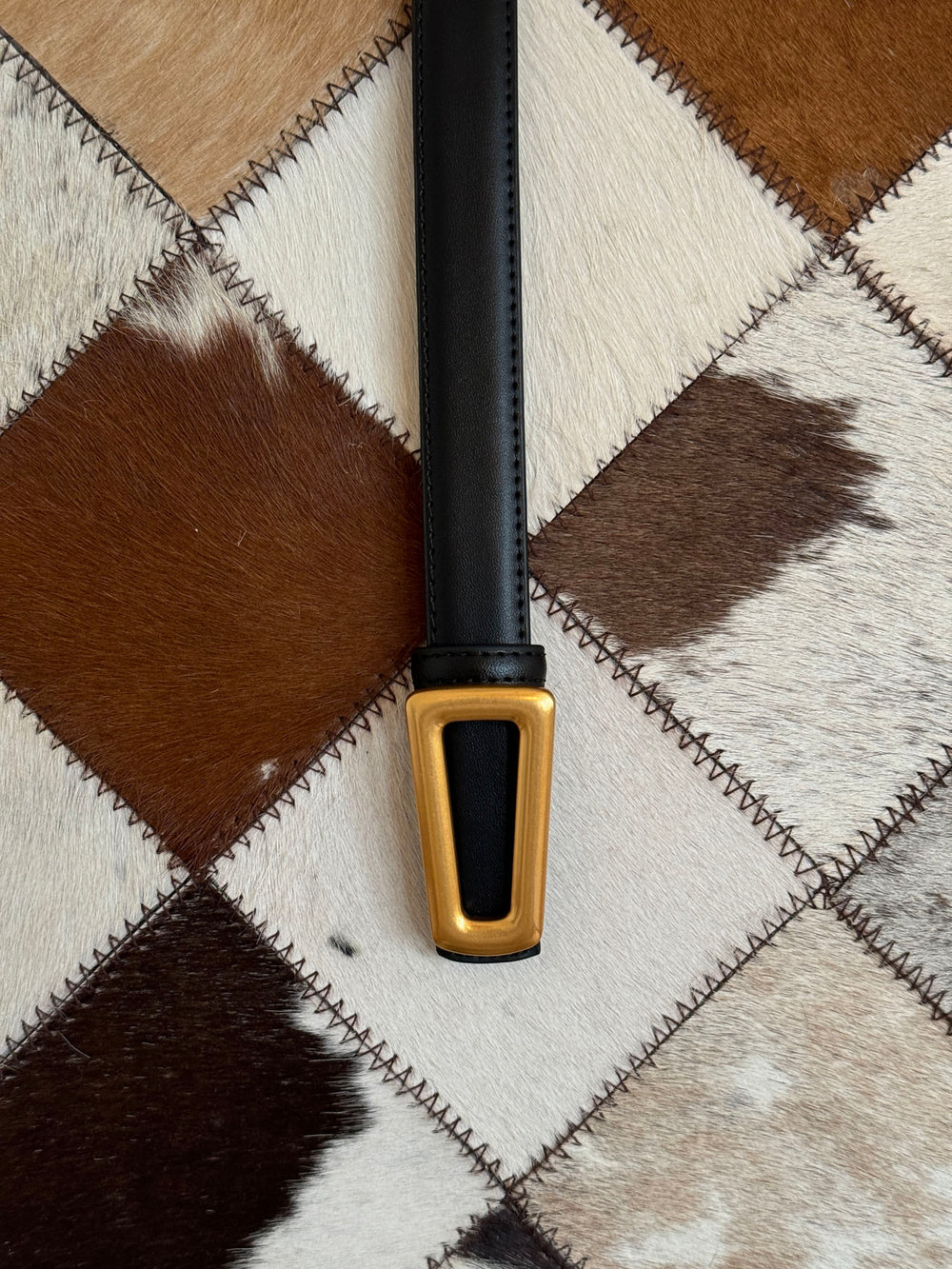 Luce bælte - Sort/guld