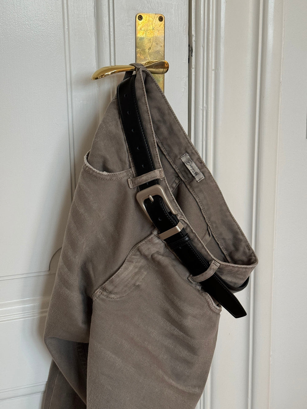 Stone bælte - Sort/sølv