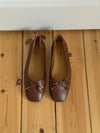 Waverly ballerina - Cognac