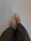 Fione ballerinaer i ruskind - Beige