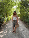 Muda bandeau top - Hvid