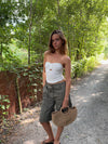 Muda bandeau top - Hvid