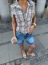 Linda bermuda shorts - Blå denim