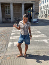 Linda bermuda shorts - Blå denim