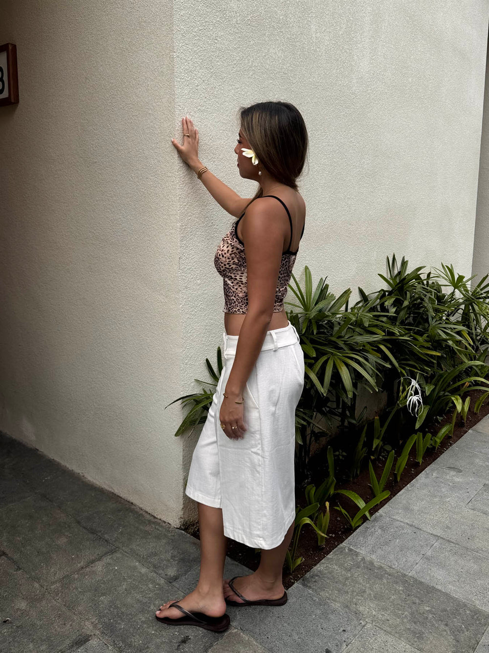 Cilena bermuda shorts - Hvid