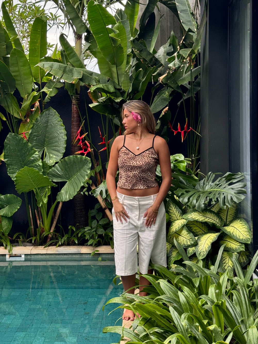 Cilena bermuda shorts - Hvid