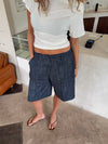 Cilena bermuda shorts - Mørkeblå