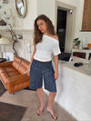 Cilena bermuda shorts - Mørkeblå